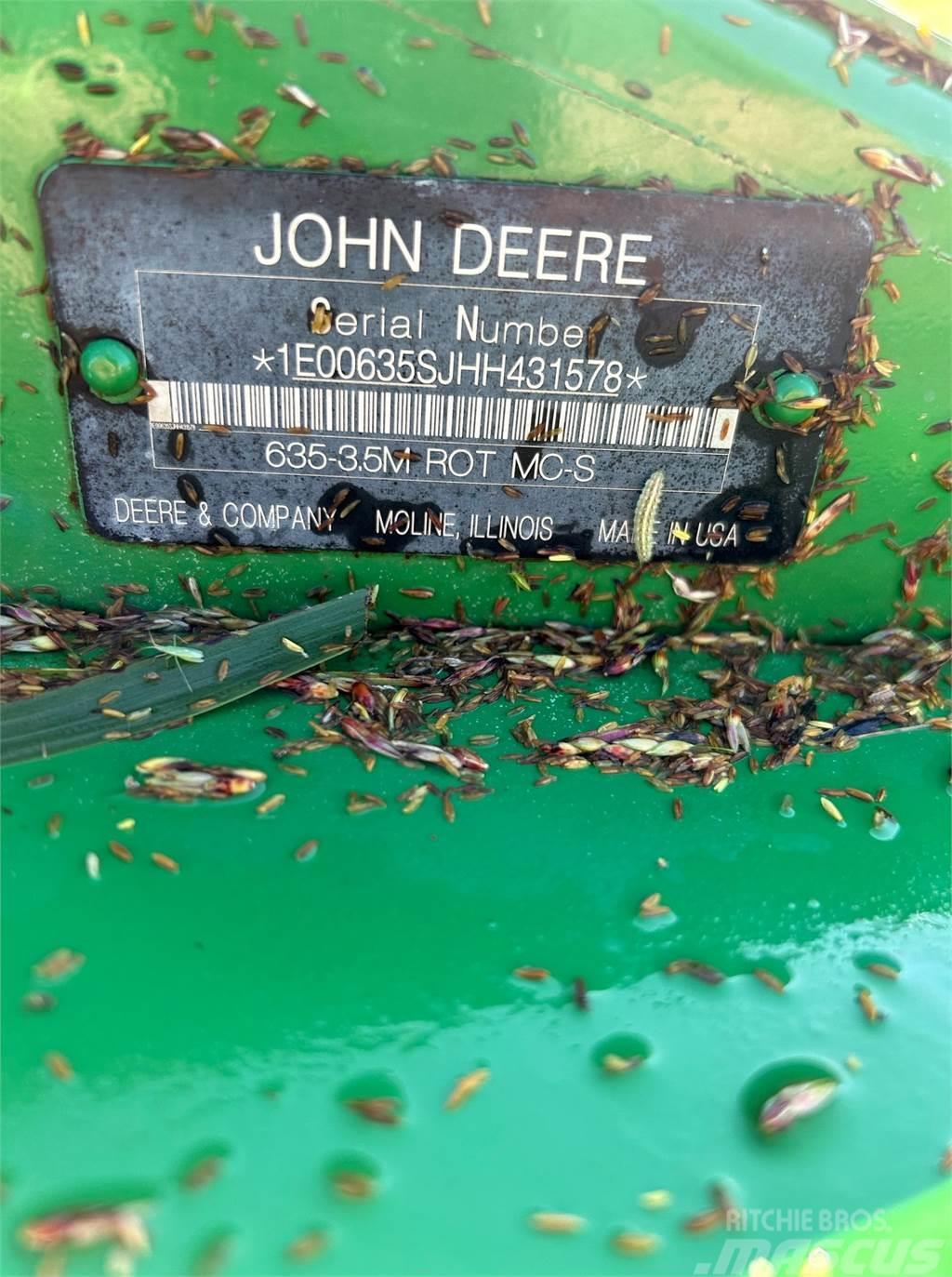 John Deere 635 Kosiarki ze wstępną obróbka paszy
