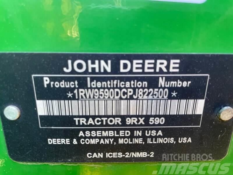 John Deere 9RX 590 Ciągniki rolnicze