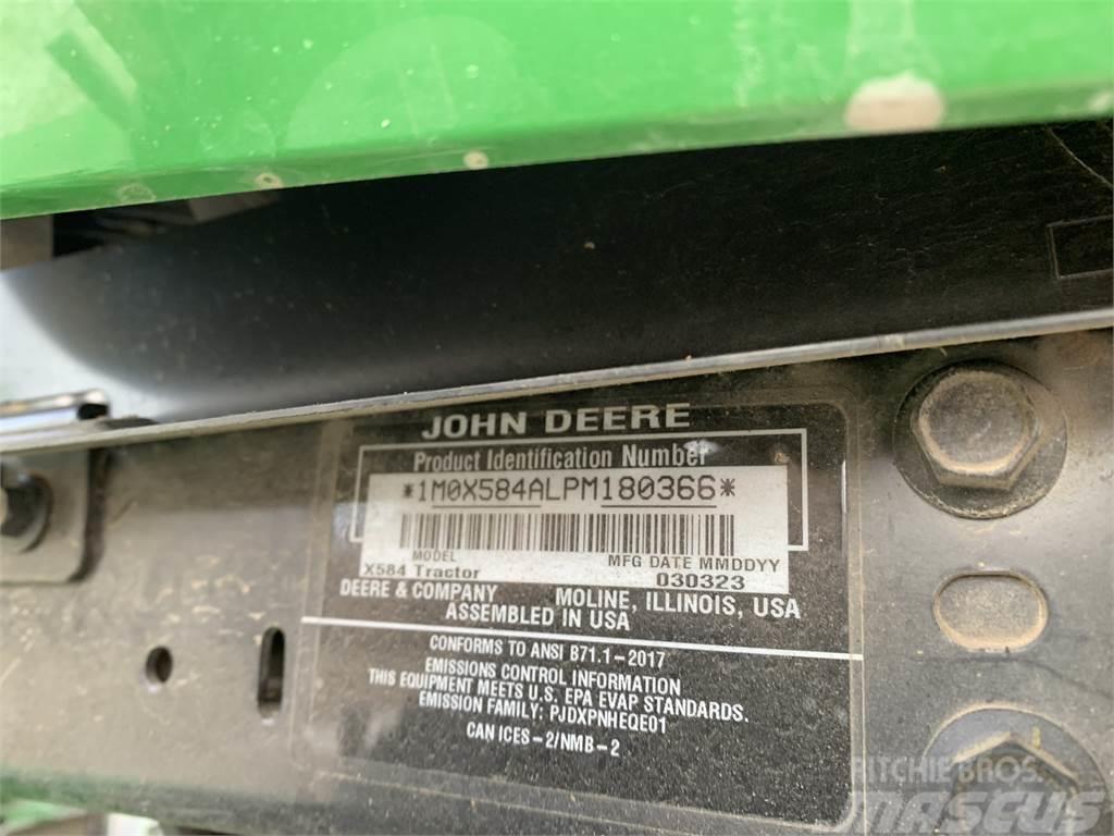 John Deere X584 Mikrociągniki