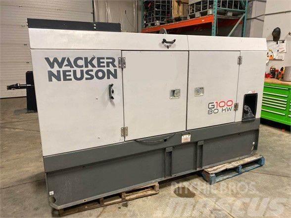 Wacker Neuson G100 80kW Skid Mount Generator Agregaty prądotwórcze inne