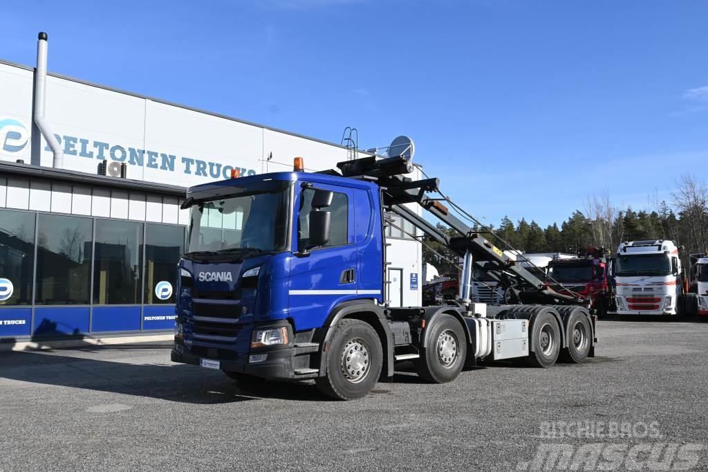 Scania G500 8x4 Euro6 Vaijeri Ciężarówki z wymienną zabudową