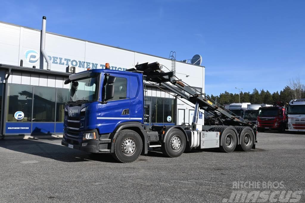 Scania G500 8x4 Euro6 Vaijeri Ciężarówki z wymienną zabudową