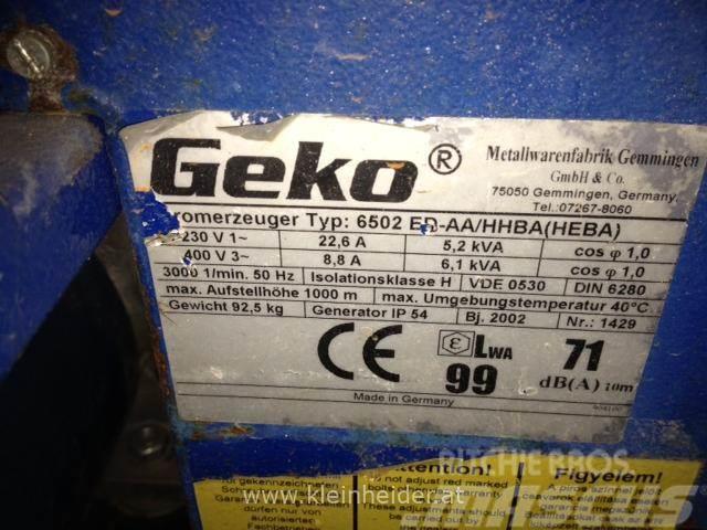  Geko Aggregat 6502 5 kVA Agregaty prądotwórcze Diesla
