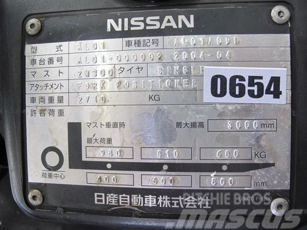 Nissan AL01A09D Wózki LPG