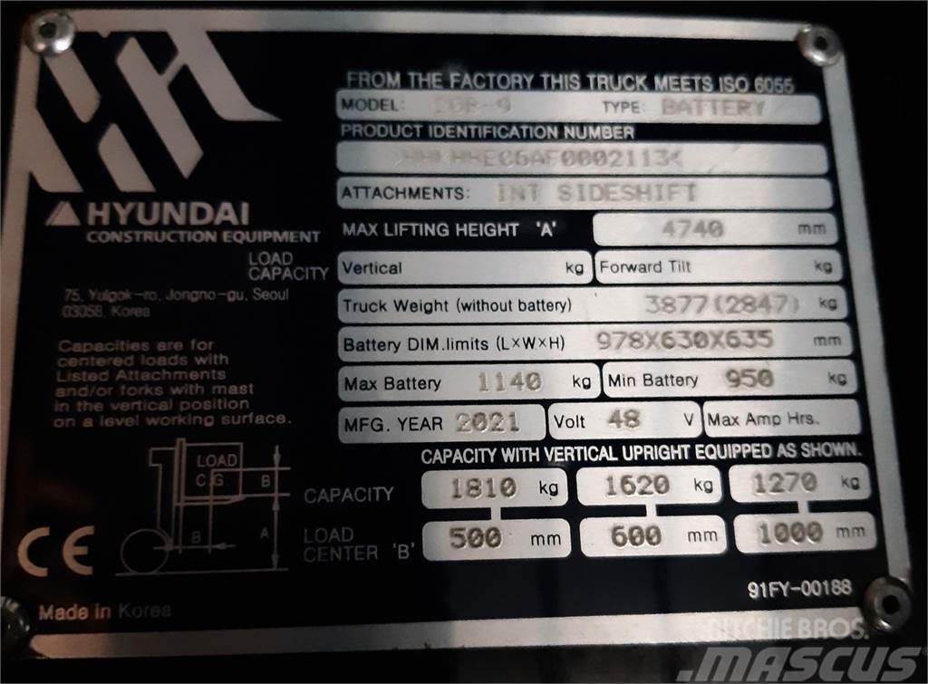 Hyundai 20B-9 TS470 Wózki elektryczne