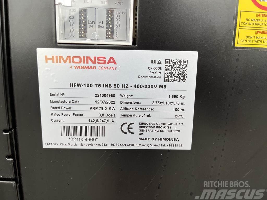 Himoinsa HFW-100 T5 Agregaty prądotwórcze inne