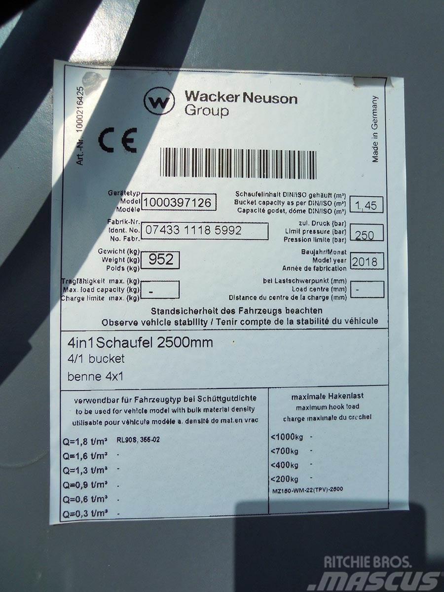 Wacker Neuson 4/1 2480mm 1,30m3 Pozostały sprzęt budowlany