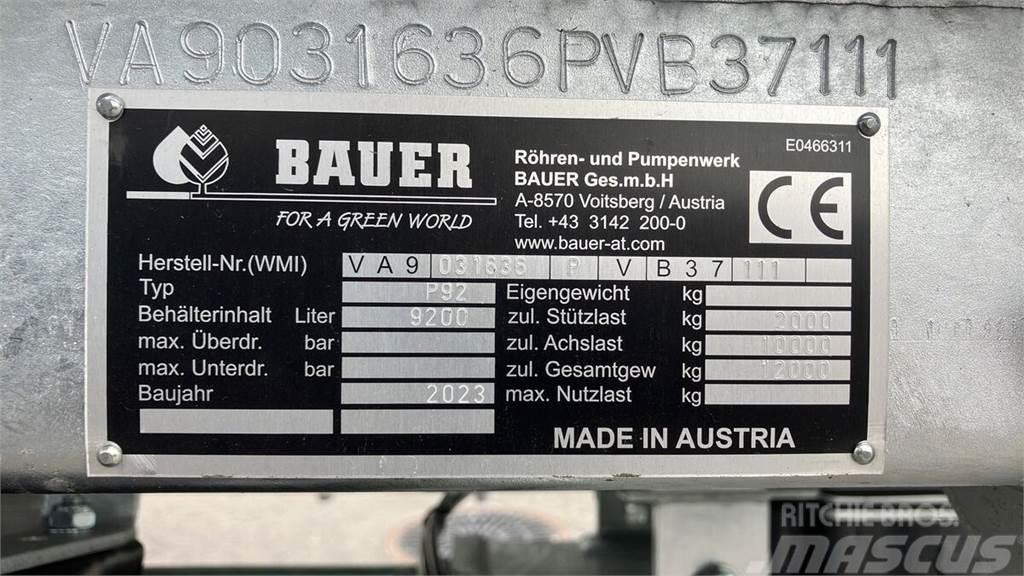 Bauer P 92 Cysterny do szlamu