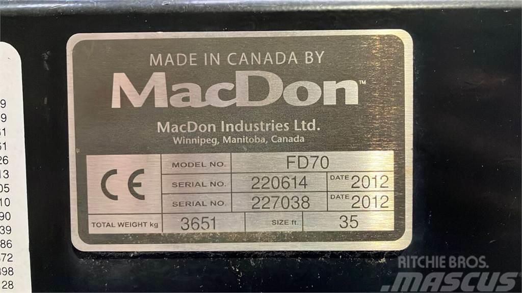 MacDon FD70 Akcesoria do kombajnów zbożowych