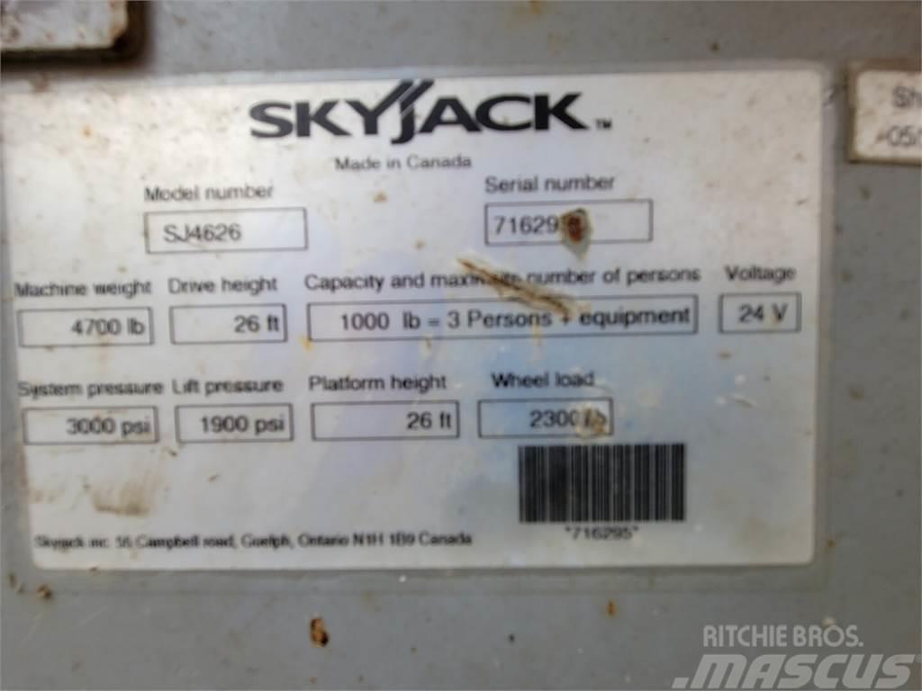 SkyJack SJ4626 Pozostały sprzęt budowlany