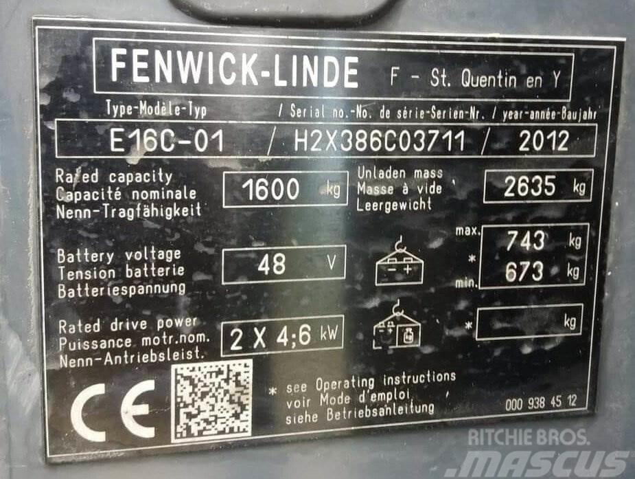 Fenwick E16C-01 Wózki widłowe inne