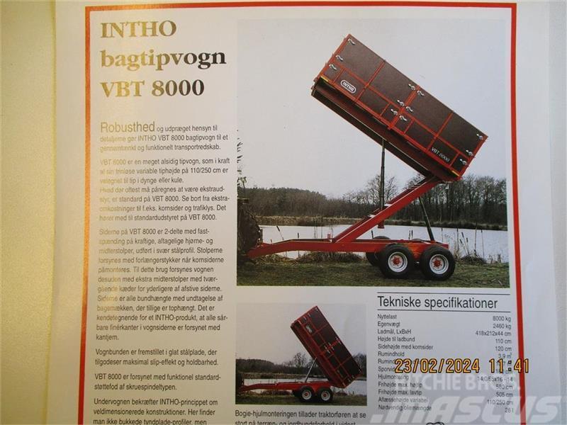 INTHO VBT 8000 variabel bagtip Wywrotki rolnicze