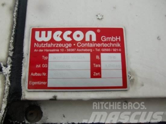 WECON WECHSELBRüCKE JUMBO PLANE, HUBDACH, GESAMTLäNGE: Przyczepy do transportu kontenerów