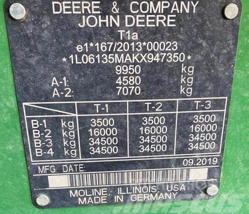 John Deere 6135M Ciągniki rolnicze
