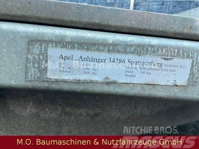  Apel Spangenberg KSB 32 / 2.380 Kg / Tüv 2023 / Przyczepy niskopodłogowe