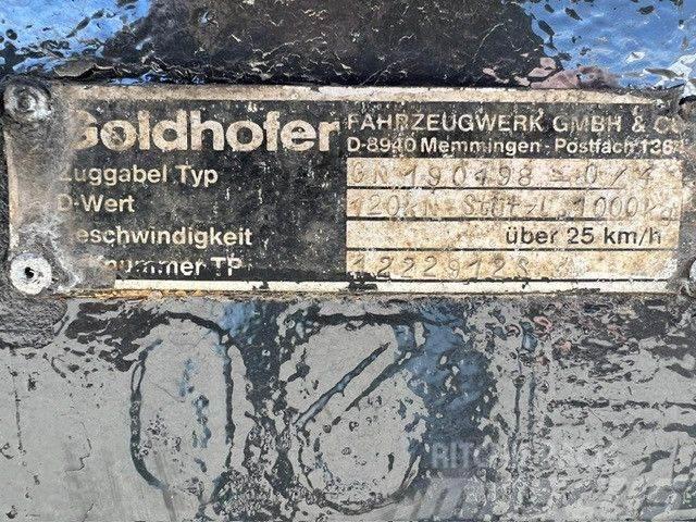 Goldhofer SFZ-10/80 Container Fahrgestell überholt Przyczepy bez zabudowy