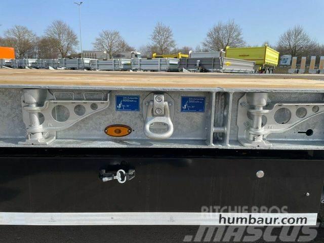 Humbaur 3-A-Tieflader Luftgef/3mPaket/Hydraulik/Verzinkt Przyczepy niskopodłogowe