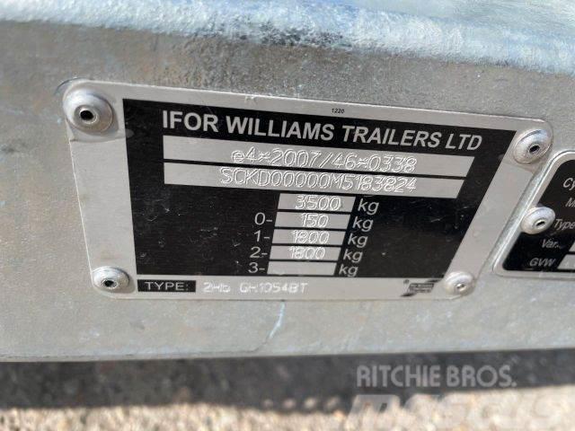 Ifor Williams 2Hb GH35, NEW NOT REGISTRED,machine transport824 Przyczepy niskopodłogowe