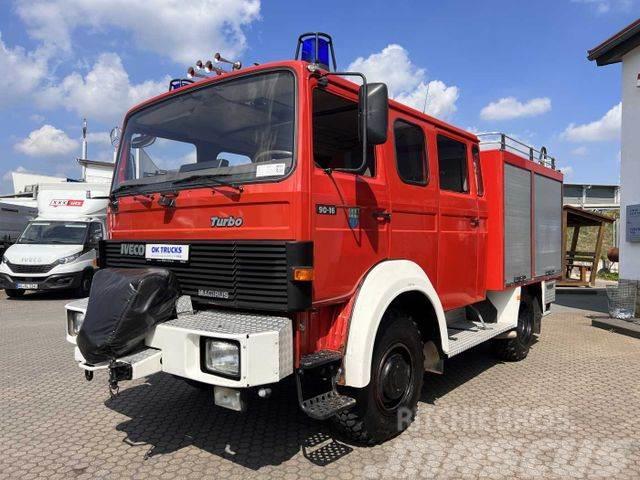 Iveco 75-16 AW 4x4 LF8 Feuerwehr Standheizung 9 Sitze Inne