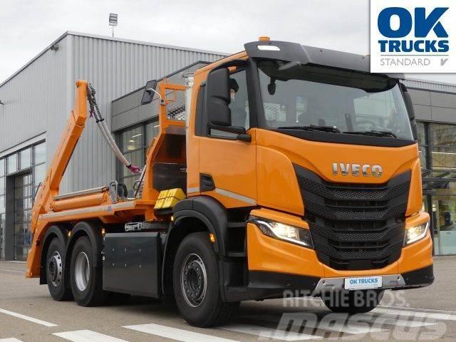 Iveco S-Way AD260S40Y/PS CNG 6x2 Meiller AHK Intarder Ciężarówki z wymienną zabudową