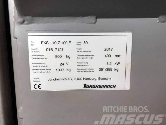 Jungheinrich EKS 110 - BJ. 2017 - NUR 1081 STD. -BATTERIE 86% Akcesoria magazynowe