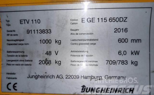 Jungheinrich ETV 110 - TRIPLEX - 6.500MM HUBHÖHE - NEUWERTIG Wózki widłowe wysokiego składowania