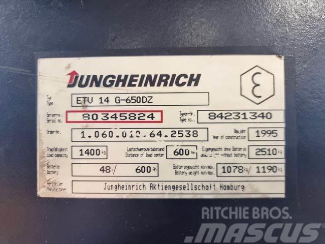 Jungheinrich ETV 14 - 6.2M HUBHÖHE - 5.083 STD. Wózki widłowe wysokiego składowania