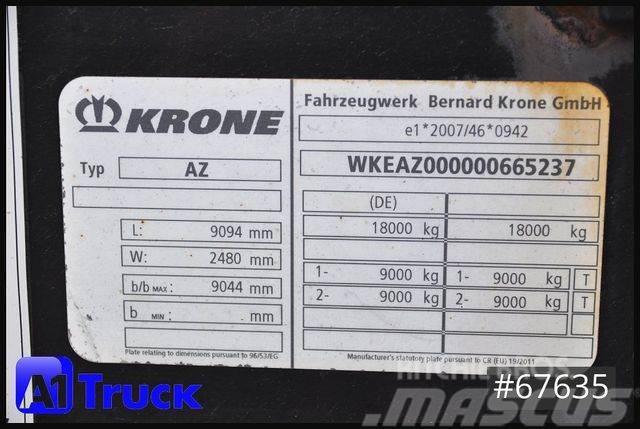 Krone AZ 18, Standard BDF, 1 Vorbesitzer, BPW Przyczepy do transportu kontenerów