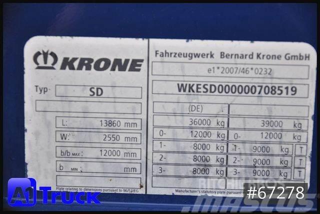 Krone SDK 27, Koffer, Doppelstock, 1 Vorebsitzer Naczepy kontenery