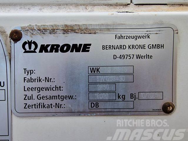 Krone WK 7.3 RSTG / Textil / Koffer / Rolltor Platformy