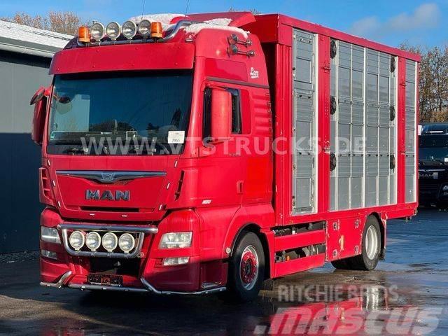 MAN TGX 18.580 Euro 6 3.Stock FINKL Hubdach,Tränke Pojazdy do transportu zwierząt