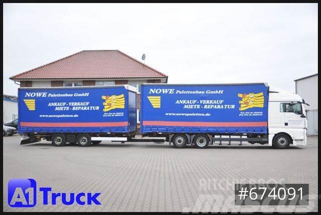 MAN TGX 26.400 XLX Jumbo Komplettzug Ciężarówki firanki