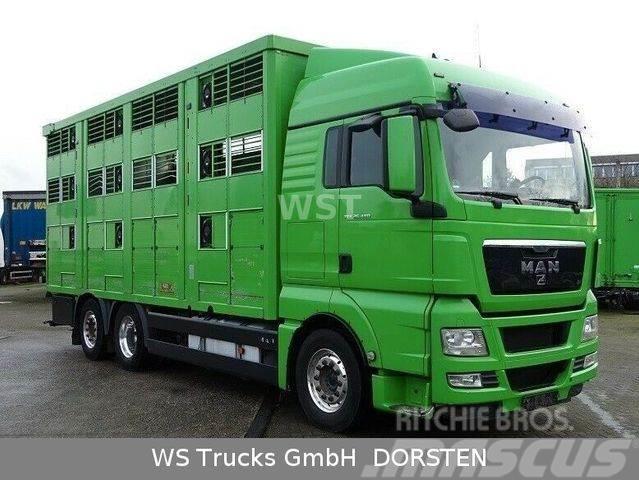 MAN TGX 26.480 XL KABA 3 Stock Vollalu Pojazdy do transportu zwierząt