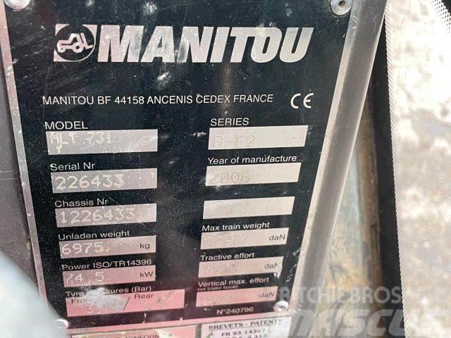 Manitou MTL731 frontloader 4x4 VIN 433 Ładowarki kołowe