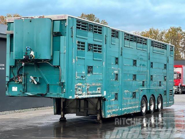 Pezzaioli 3.Stock Cattle-Cruiser Hals+Tiefbett Typ2 Naczepy do transportu zwierząt