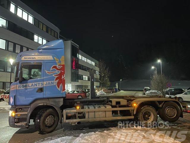 Scania R 500 V8 LB 6X2 MNA ABROLLER GELENKTEACHSE Hakowce