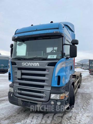 Scania R 500 V8 LB 6X2 MNA ABROLLER GELENKTEACHSE Hakowce