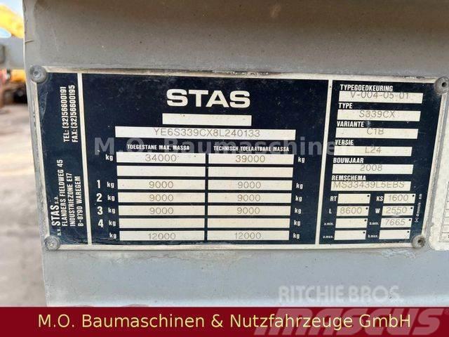 Stas S339CX / 3 Achser / Luft / Plane / Naczepy wywrotki / wanny