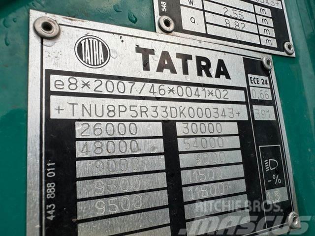 Tatra woodtransporter 6x6, crane + R.CH trailer vin343 Żurawie szosowo-terenowe