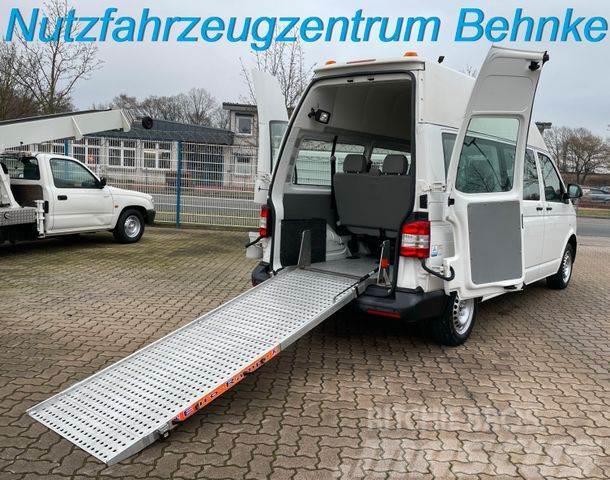 Volkswagen T5 Kombi/ 8 Sitze/ AC/ AMF Rollstuhlrampe Samochody osobowe