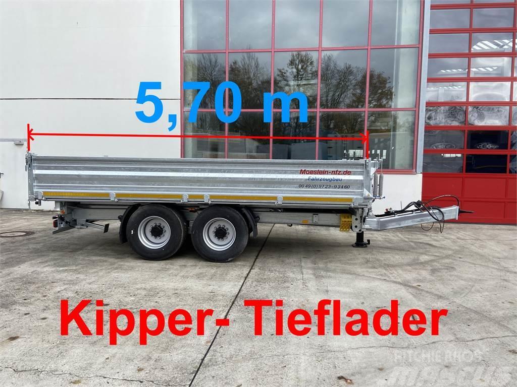 Möslein TTD 14 5,70 m 14 t Tandem- Kipper Tieflader 5,70 Przyczepy wywrotki