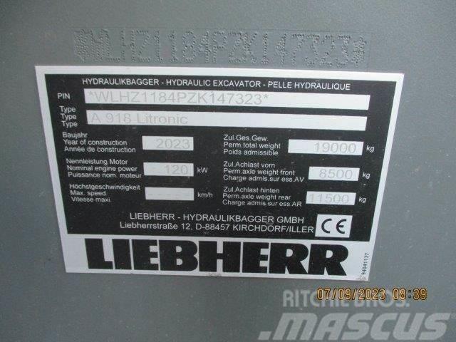 Liebherr A 918 Litronic G6.0-D Koparki kołowe