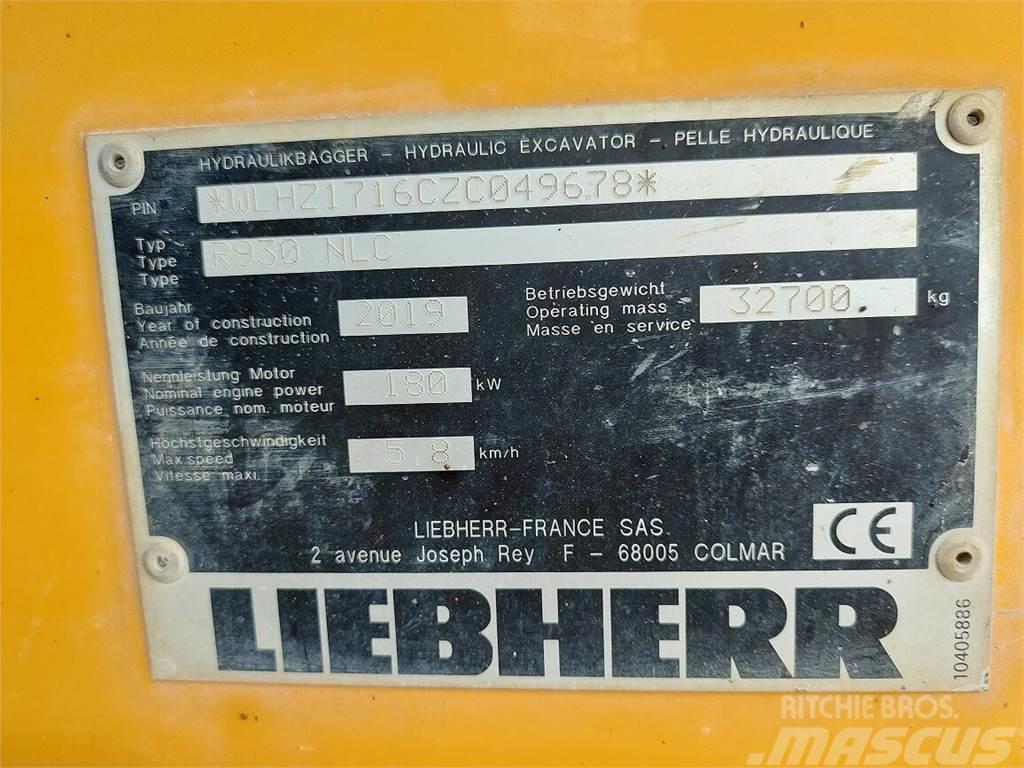 Liebherr R 930 NLC Koparki gąsienicowe