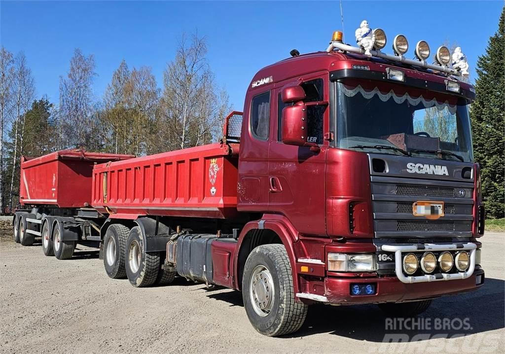 Scania R 164/ Jyki 4-aks. letkukasetti. Wywrotki