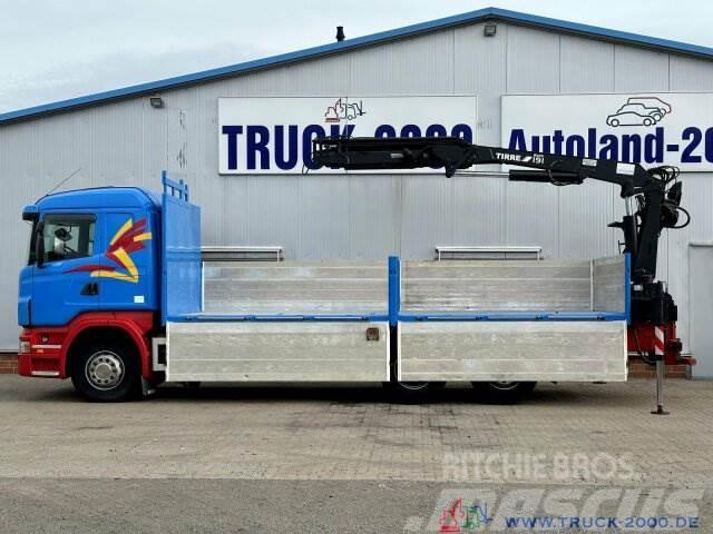 Scania R400 Atlas Tirre 191L 9m=1,7t. 7m Ladefl. 1.Hand Ciężarówki typu Platforma / Skrzynia