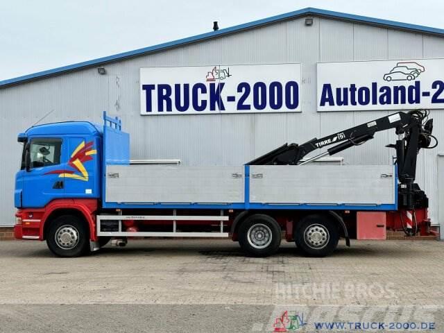 Scania R400 Atlas Tirre 191L 9m=1,7t. 7m Ladefl. 1.Hand Ciężarówki typu Platforma / Skrzynia
