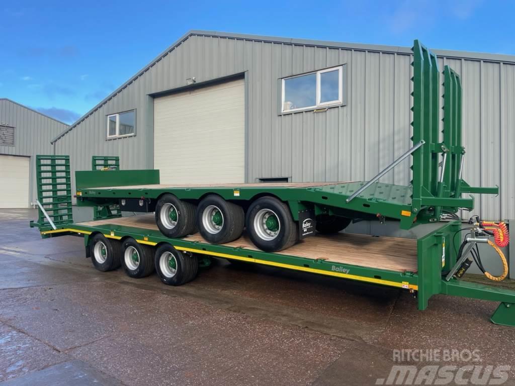 Bailey 20 Ton Tri-Axle Low loader trailer Przyczepy ogólnego zastosowania