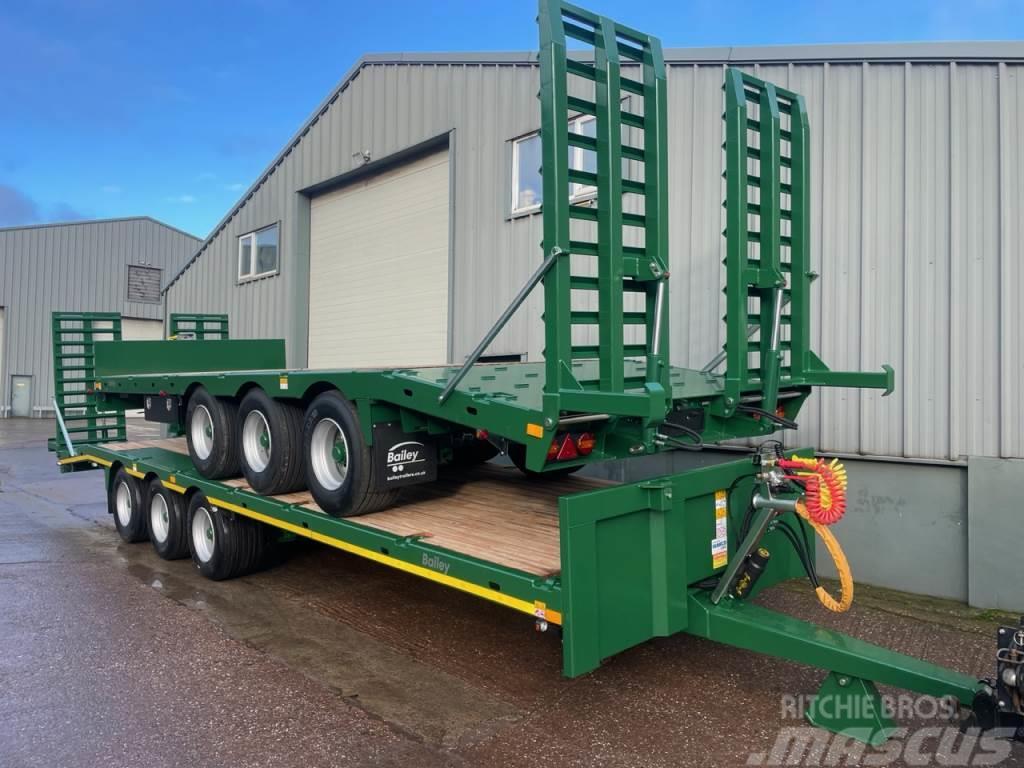 Bailey 20 Ton Tri-Axle Low loader trailer Przyczepy ogólnego zastosowania