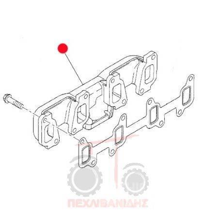 Agco spare part - exhaust system - other exhaust system Akcesoria rolnicze