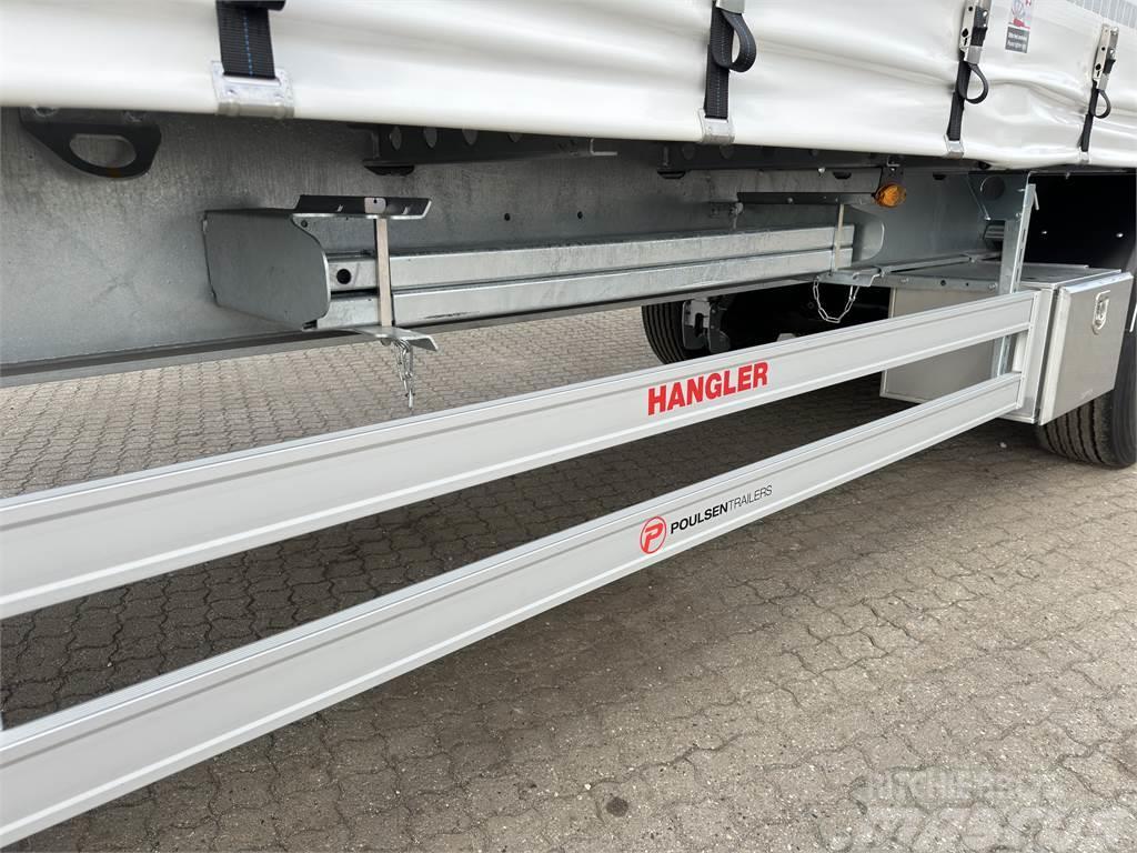 Hangler 3-aks 45-tons gardintrailer Nordic Naczepy firanki